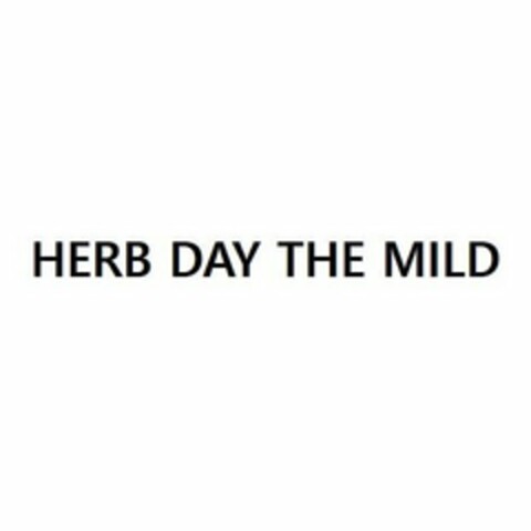 HERB DAY THE MILD Logo (USPTO, 18.10.2018)