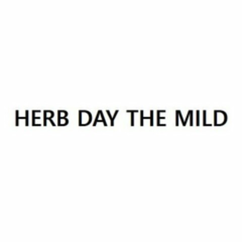 HERB DAY THE MILD Logo (USPTO, 10/18/2018)