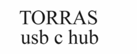 TORRAS USB C HUB Logo (USPTO, 13.12.2018)