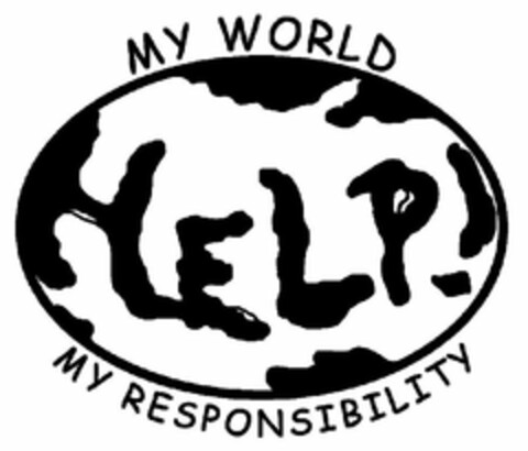 MY WORLD HELP! MY RESPONSIBILITY Logo (USPTO, 19.03.2019)