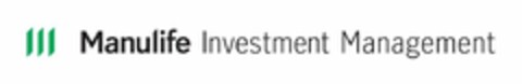 M MANULIFE INVESTMENT MANAGEMENT Logo (USPTO, 28.03.2019)