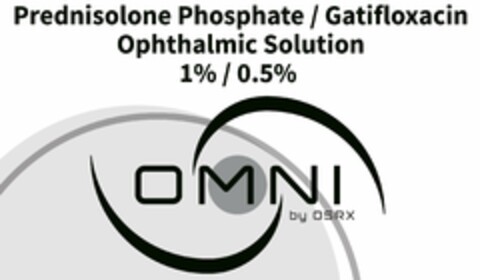 PREDNISOLONE PHOSPHATE / GATIFLOXACIN OPHTHALMIC SOLUTION 1% / 0.5% OMNI BY OSRX Logo (USPTO, 09.05.2019)