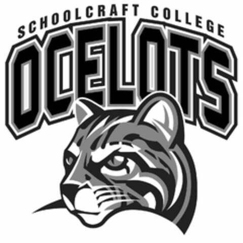 SCHOOLCRAFT COLLEGE OCELOTS Logo (USPTO, 08/16/2019)