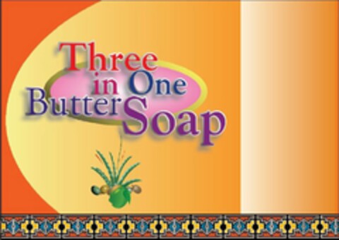 THREE IN ONE BUTTER SOAP Logo (USPTO, 03.12.2019)