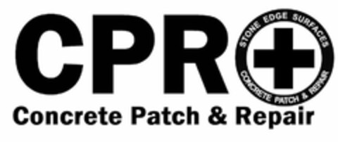 CPR CONCRETE PATCH & REPAIR CONCRETE PATCH & REPAIR  STONE EDGE SURFACES Logo (USPTO, 16.02.2020)