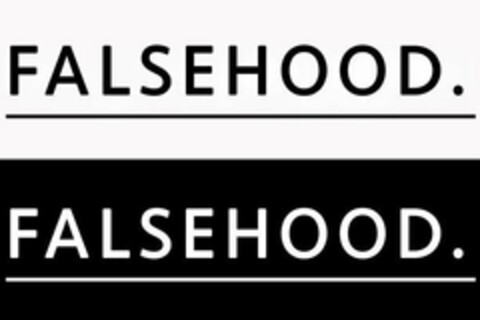 FALSEHOOD Logo (USPTO, 08.04.2020)