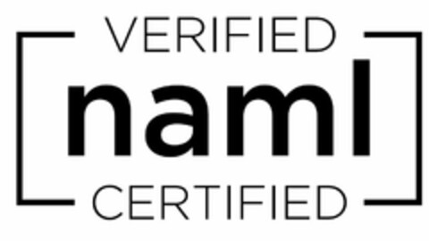 VEEIFIED NAML CERTIFIED Logo (USPTO, 05/14/2020)