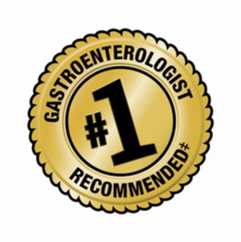 #1 GASTROENTEROLOGIST RECOMMENDED Logo (USPTO, 11.09.2020)