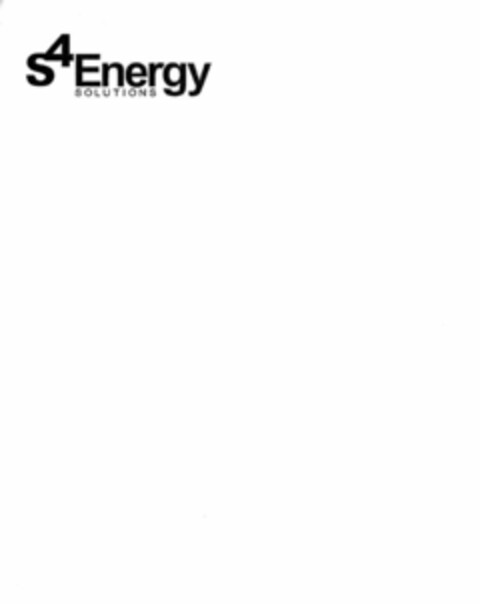 S4 ENERGY SOLUTIONS Logo (USPTO, 13.05.2009)