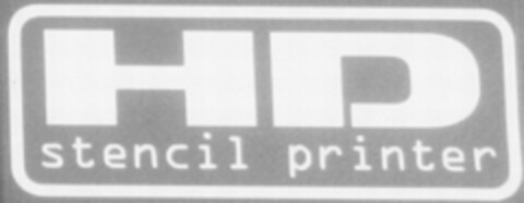 HD STENCIL PRINTER Logo (USPTO, 07/12/2009)