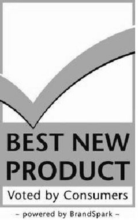 BEST NEW PRODUCT VOTED BY CONSUMERS POWERED BY BRANDSPARK Logo (USPTO, 22.03.2010)