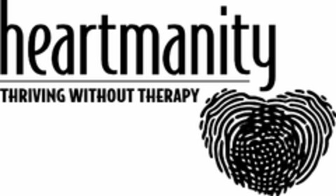 HEARTMANITY THRIVING WITHOUT THERAPY Logo (USPTO, 01/14/2011)