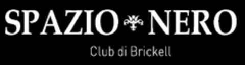 SPAZIO NERO CLUB DI BRICKELL Logo (USPTO, 28.01.2011)