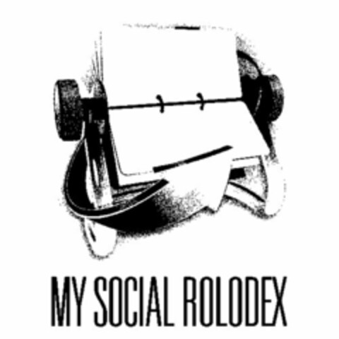 MY SOCIAL ROLODEX Logo (USPTO, 07.04.2011)