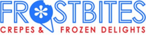 FROSTBITES CREPES & FROZEN DELIGHTS Logo (USPTO, 13.05.2011)