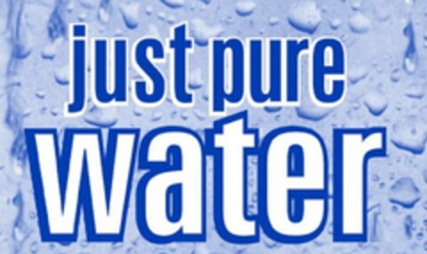 JUST PURE WATER Logo (USPTO, 15.06.2011)