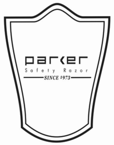 PARKER SAFETY RAZOR SINCE 1973 Logo (USPTO, 02/17/2012)