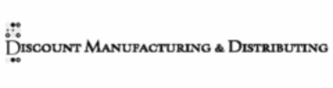 DISCOUNT MANUFACTURING & DISTRIBUTING Logo (USPTO, 15.05.2012)