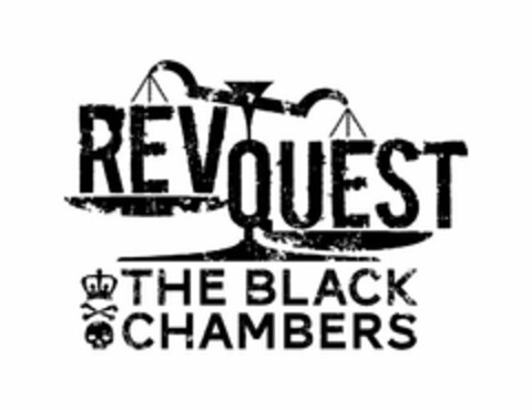 REVQUEST THE BLACK CHAMBERS Logo (USPTO, 10/31/2012)