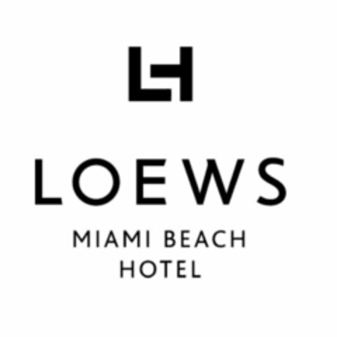 LOEWS MIAMI BEACH HOTEL LH Logo (USPTO, 06/07/2013)