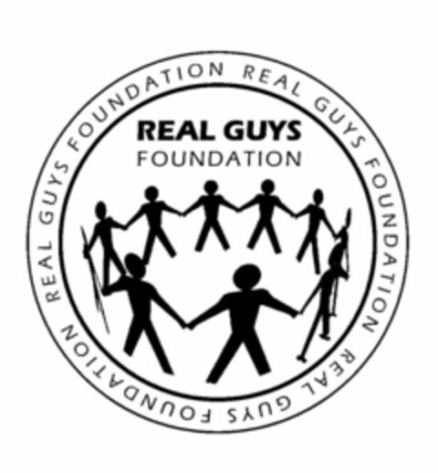 REAL GUYS FOUNDATION REAL GUYS FOUNDATION REAL GUYS FOUNDATION REAL GUYS FOUNDATION Logo (USPTO, 03.07.2013)