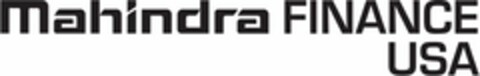 MAHINDRA FINANCE USA Logo (USPTO, 09/03/2014)