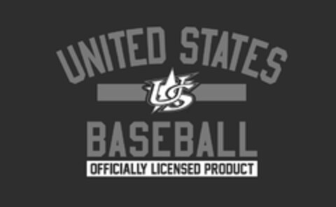 US UNITED STATES BASEBALL OFFICIALLY LICENSED PRODUCT Logo (USPTO, 05/12/2015)