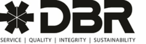 DBR SERVICE | QUALITY | INTEGRITY | SUSTAINABILITY Logo (USPTO, 30.11.2015)