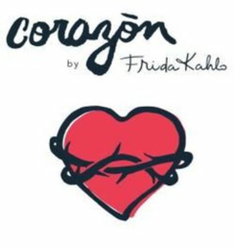 CORAZÓN BY FRIDA KAHLO Logo (USPTO, 05/06/2016)