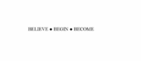 BELIEVE BEGIN BECOME Logo (USPTO, 17.05.2016)