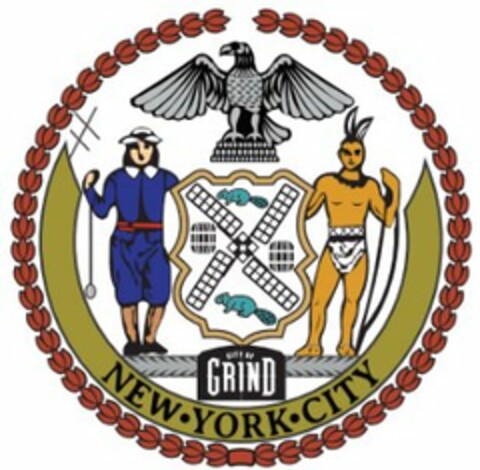 CITY OF GRIND NEW · YORK · CITY Logo (USPTO, 18.06.2016)