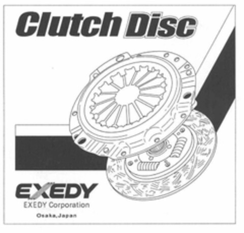 CLUTCH DISC EXEDY EXEDY CORPORATION OSAKA, JAPAN Logo (USPTO, 08/29/2016)