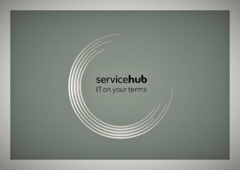 SERVICEHUB IT ON YOUR TERMS Logo (USPTO, 23.11.2016)