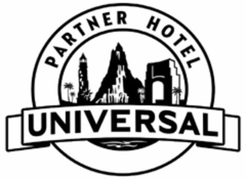 UNIVERSAL PARTNER HOTEL Logo (USPTO, 05/03/2017)