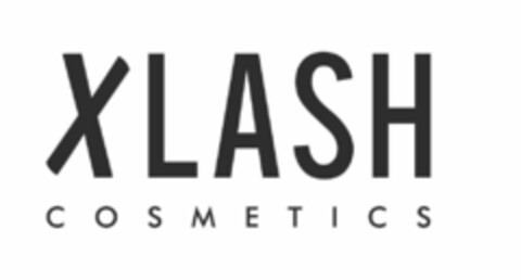 XLASH COSMETICS Logo (USPTO, 15.06.2017)