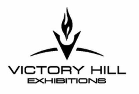 VICTORY HILL EXHIBITIONS Logo (USPTO, 02/16/2018)