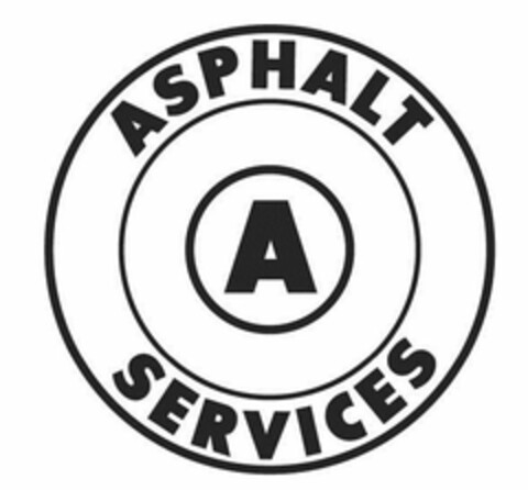 A ASPHALT SERVICES Logo (USPTO, 03/12/2018)