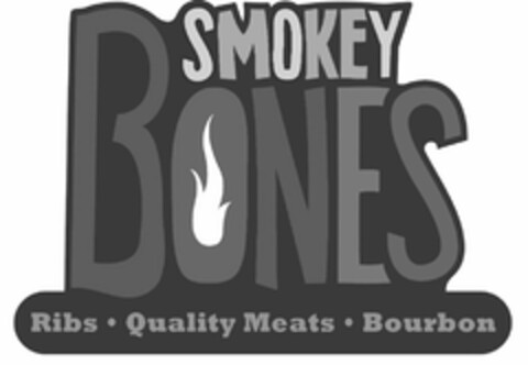 SMOKEY BONES RIBS · QUALITY MEATS  · BOURBON Logo (USPTO, 25.06.2018)