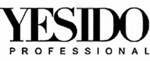 YESIDO PROFESSIONAL Logo (USPTO, 27.07.2018)