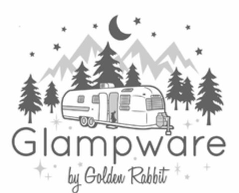 GLAMPWARE BY GOLDEN RABBIT Logo (USPTO, 09/14/2018)