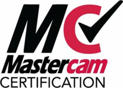 MC MASTERCAM CERTIFICATION Logo (USPTO, 09/21/2018)