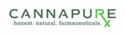 CANNAPURXE HONEST. NATURAL. FARMACEUTICALS. Logo (USPTO, 21.03.2019)