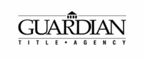 GUARDIAN TITLE AGENCY Logo (USPTO, 07/09/2019)