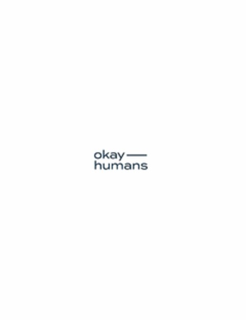 OKAY HUMANS Logo (USPTO, 07/15/2019)