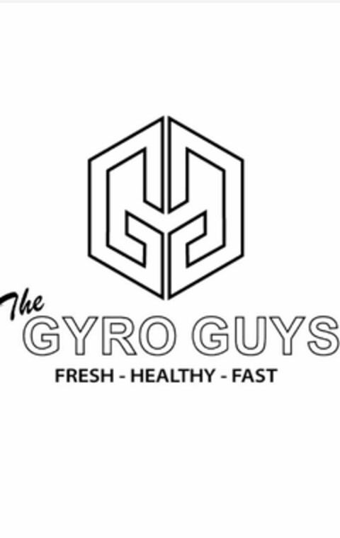 GG THE GYRO GUYS FRESH - HEALTHY - FAST Logo (USPTO, 24.09.2019)