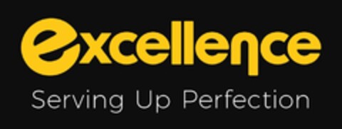 EXCELLENCE SERVING UP PERFECTION Logo (USPTO, 18.11.2019)