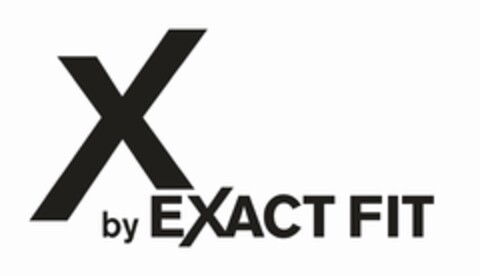 X BY EXACT FIT Logo (USPTO, 01/09/2020)