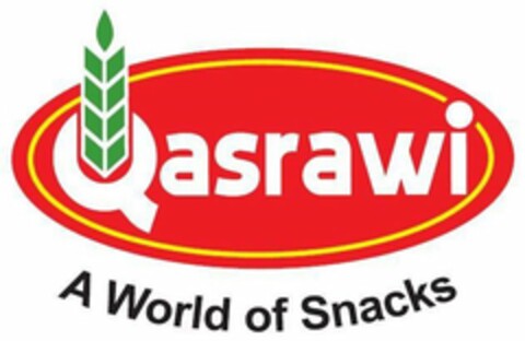 QASRAWI A WORLD OF SNACKS Logo (USPTO, 24.06.2020)