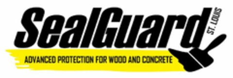 SEALGUARD ST. LOUIS ADVANCED PROTECTION FOR WOOD AND CONCRETE Logo (USPTO, 07/13/2009)