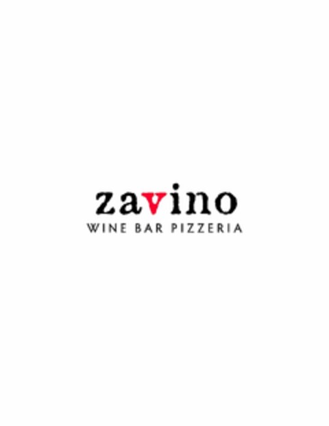 ZAVINO WINE BAR PIZZERIA Logo (USPTO, 27.08.2010)